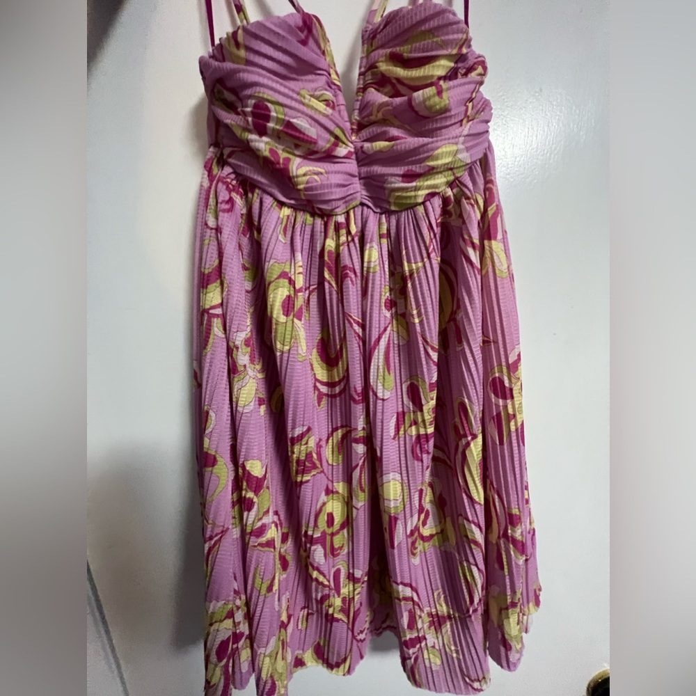 Pink Zara dress